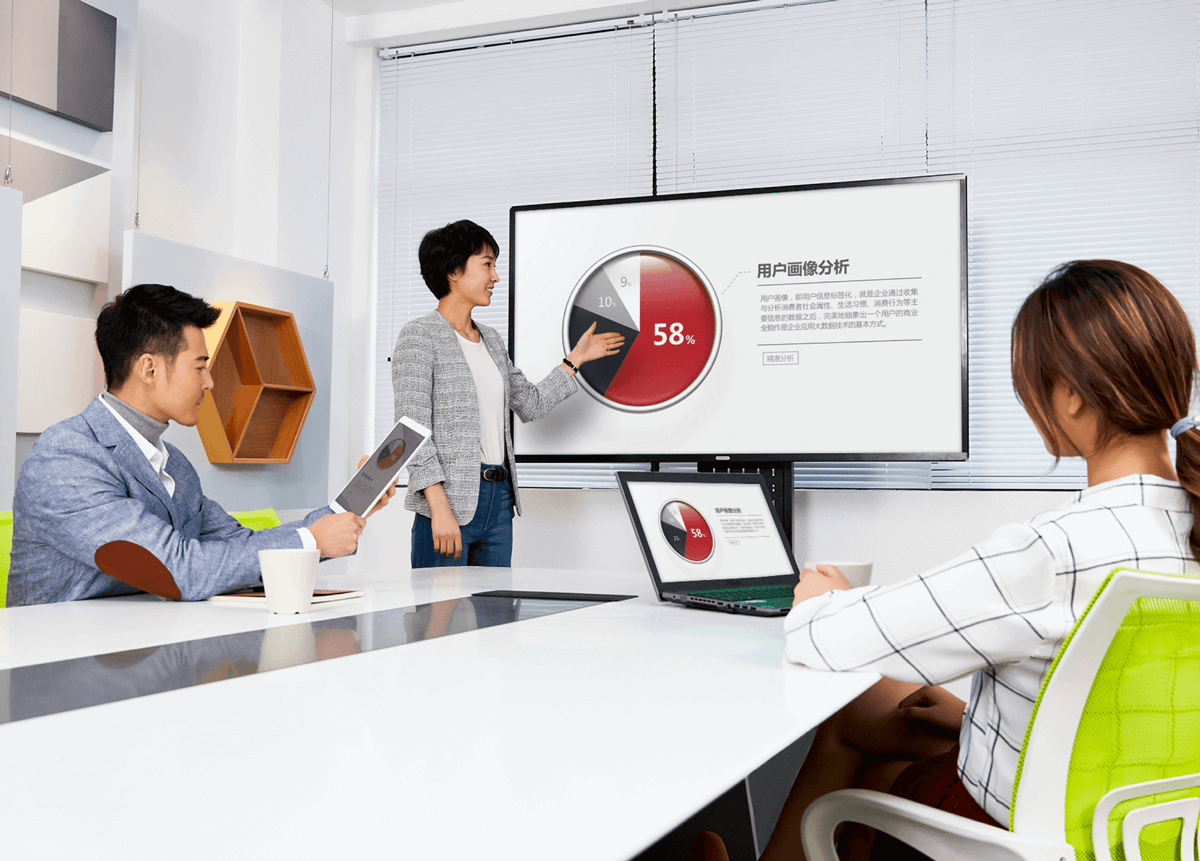 會(huì)議室多方無(wú)線投屏主持人模式